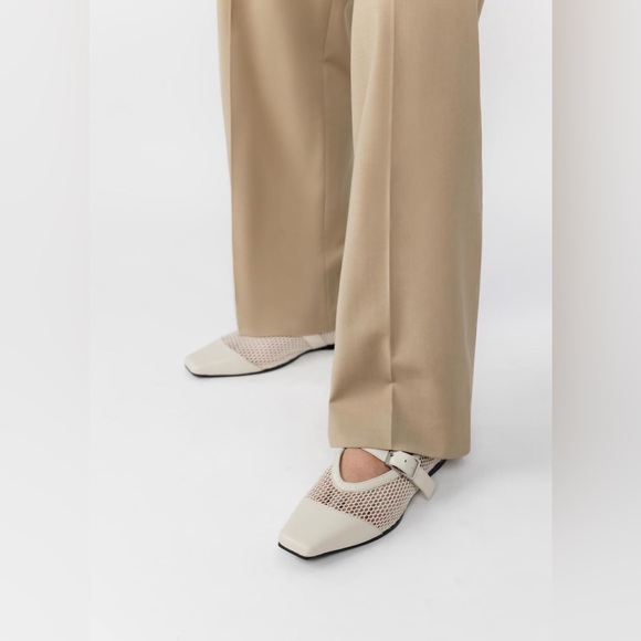 Vagabond Shoemakers Wioletta Mesh Ballet Flat Off White - Picture 2 of 11